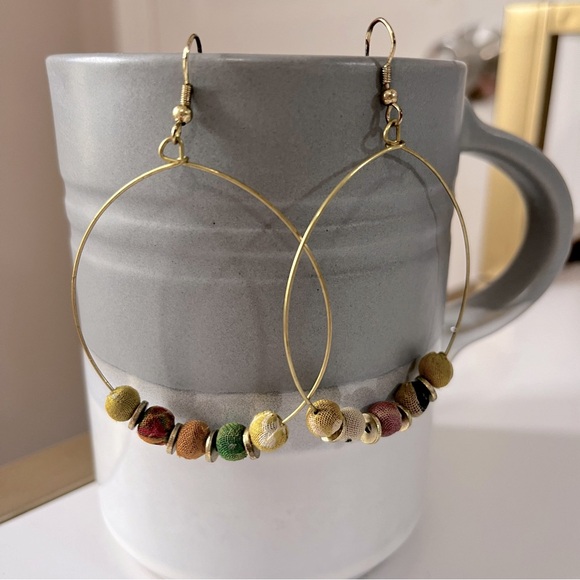 Altar'd State Jewelry - Boho Beaded Hoop Earrings